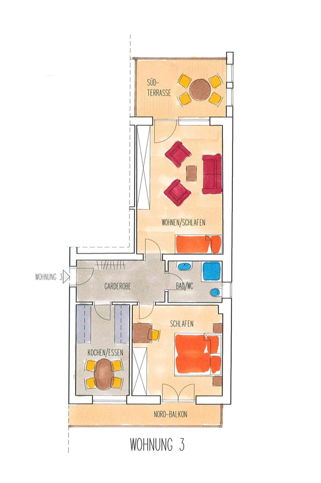 Appartements Gaertner Bichlbach Oda fotoğraf